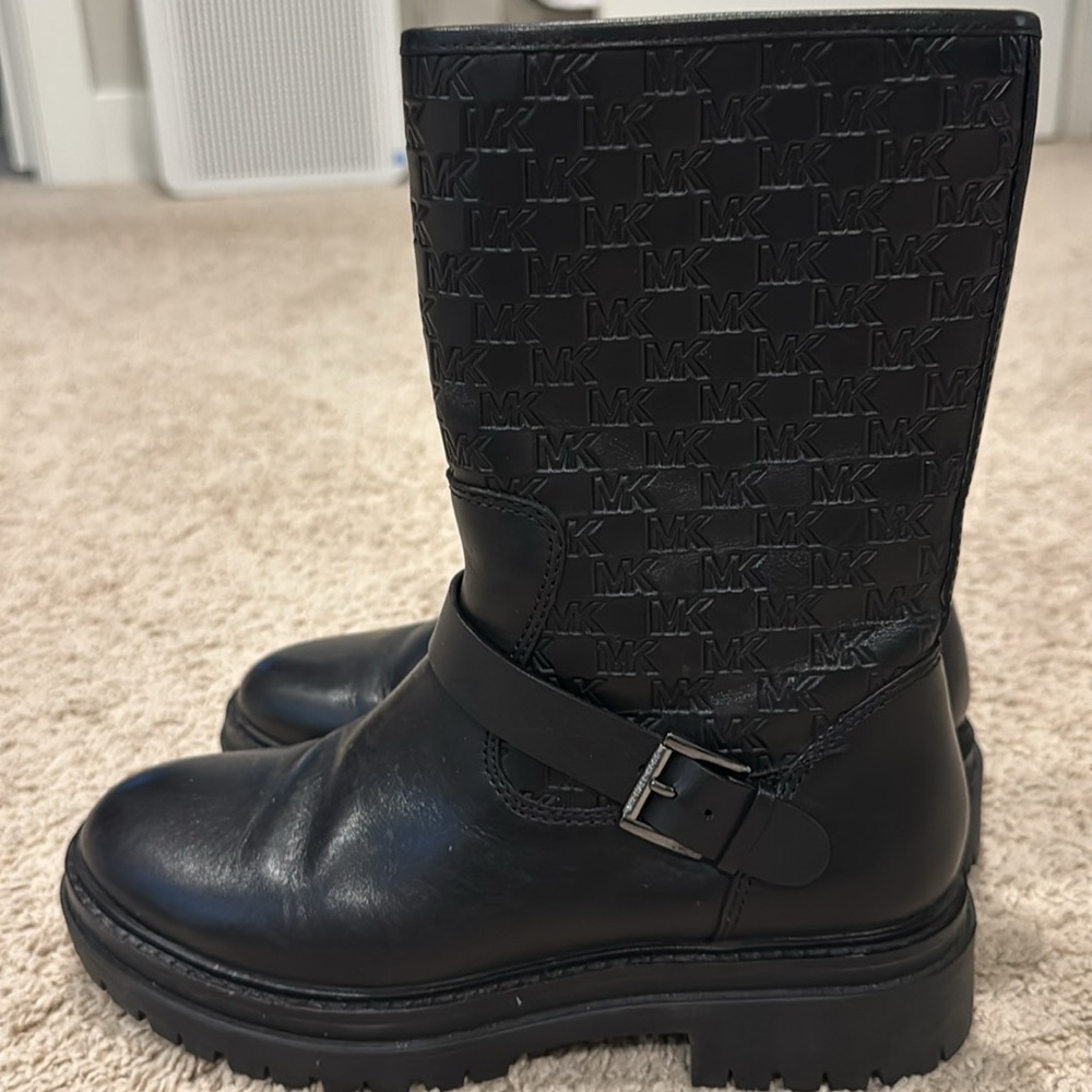 Michael Kors leather booties